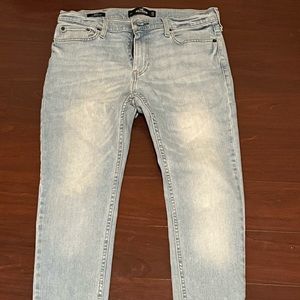 Hollister light blue skinny jeans